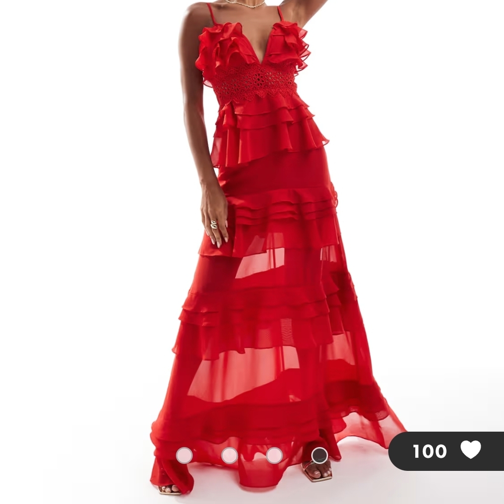 True Decadence Tiered Ruffle Dress